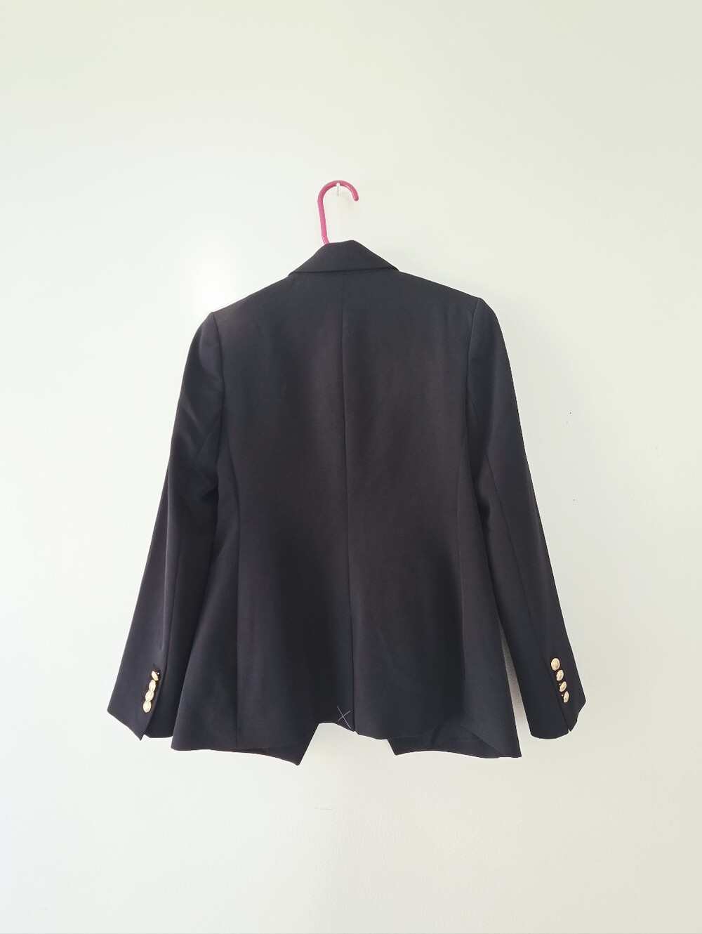Express Editor Double Breasted Novelty Button Blazer Size XS - Picture 6 of 8